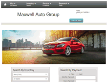 Tablet Screenshot of maxwellauto.com
